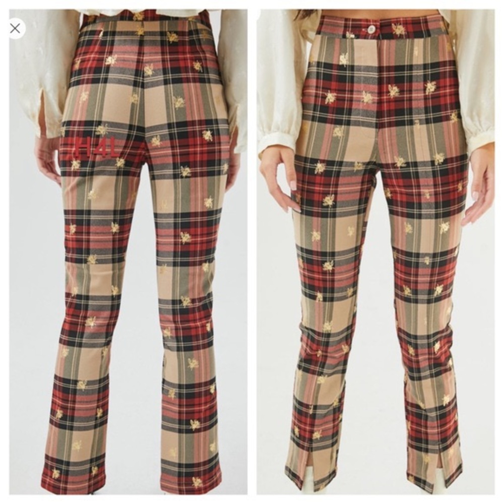 Urban Outfitters UO Plaid Bee Pants